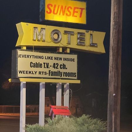 Sunset Motel Santa Rosa, Nm Exterior foto